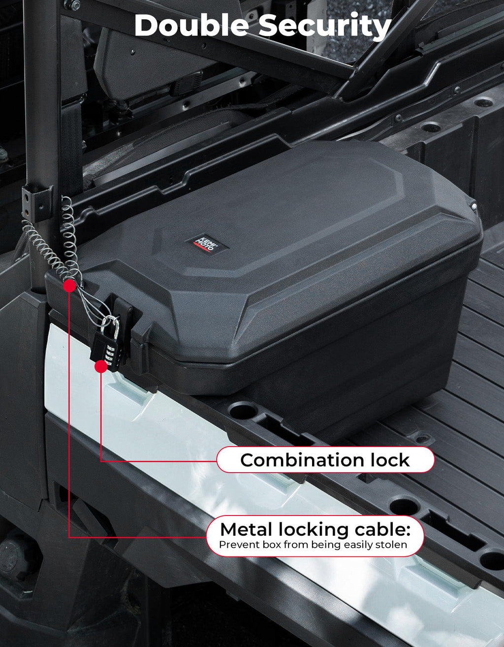 45L Storage box / Cargo Box (Left Side) for Polaris Ranger 1000 900 570 700 XP 1000
