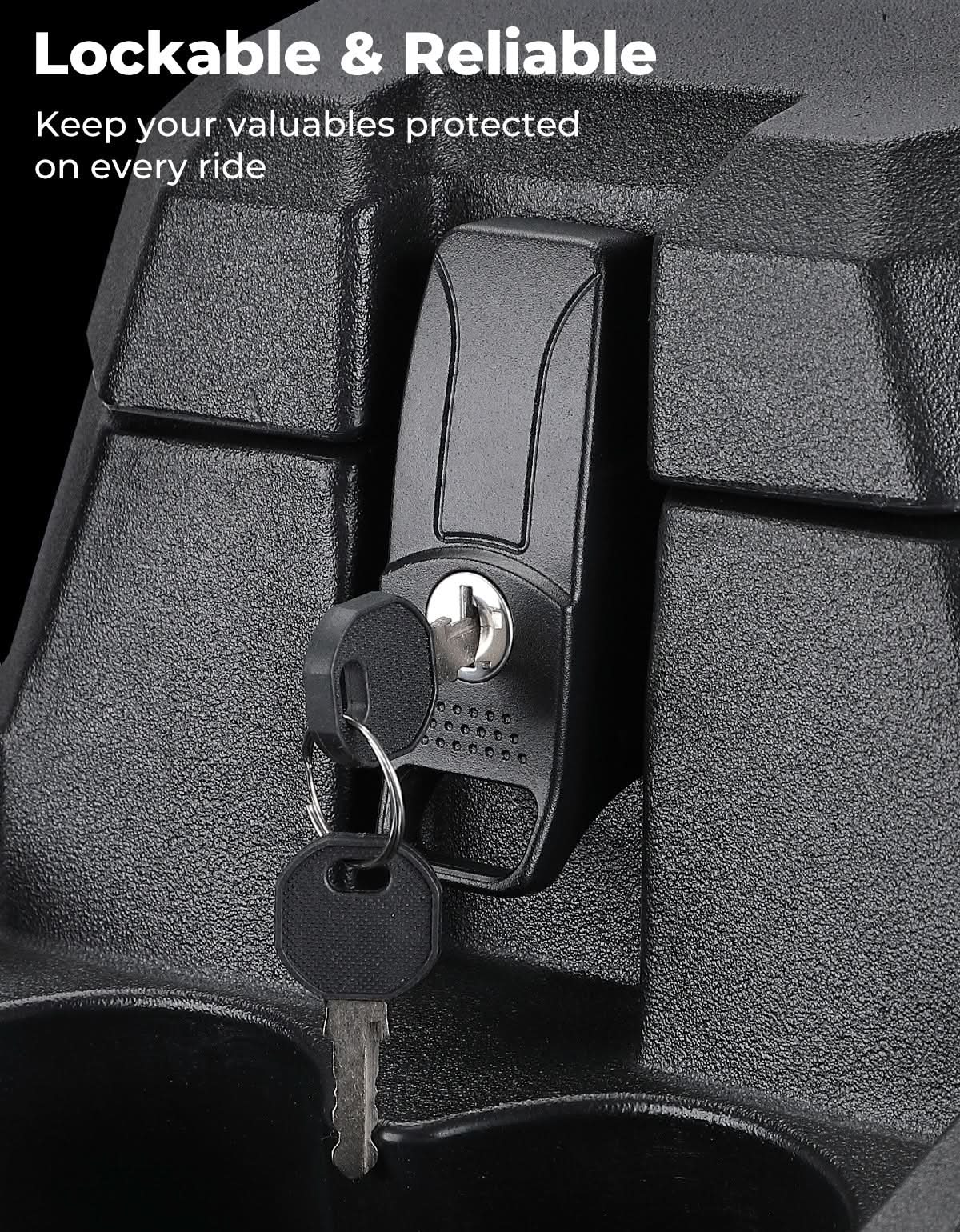 UTV Bench Seat Center Console Box for Polaris Ranger XP 1000/Crew 2017-2026/Uforce/Pionner
