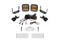 Diode Dynamics 14-18 Polaris RZR XP Stage Series SS5 A-Pillar Pod Kit - Sport Yellow Combo