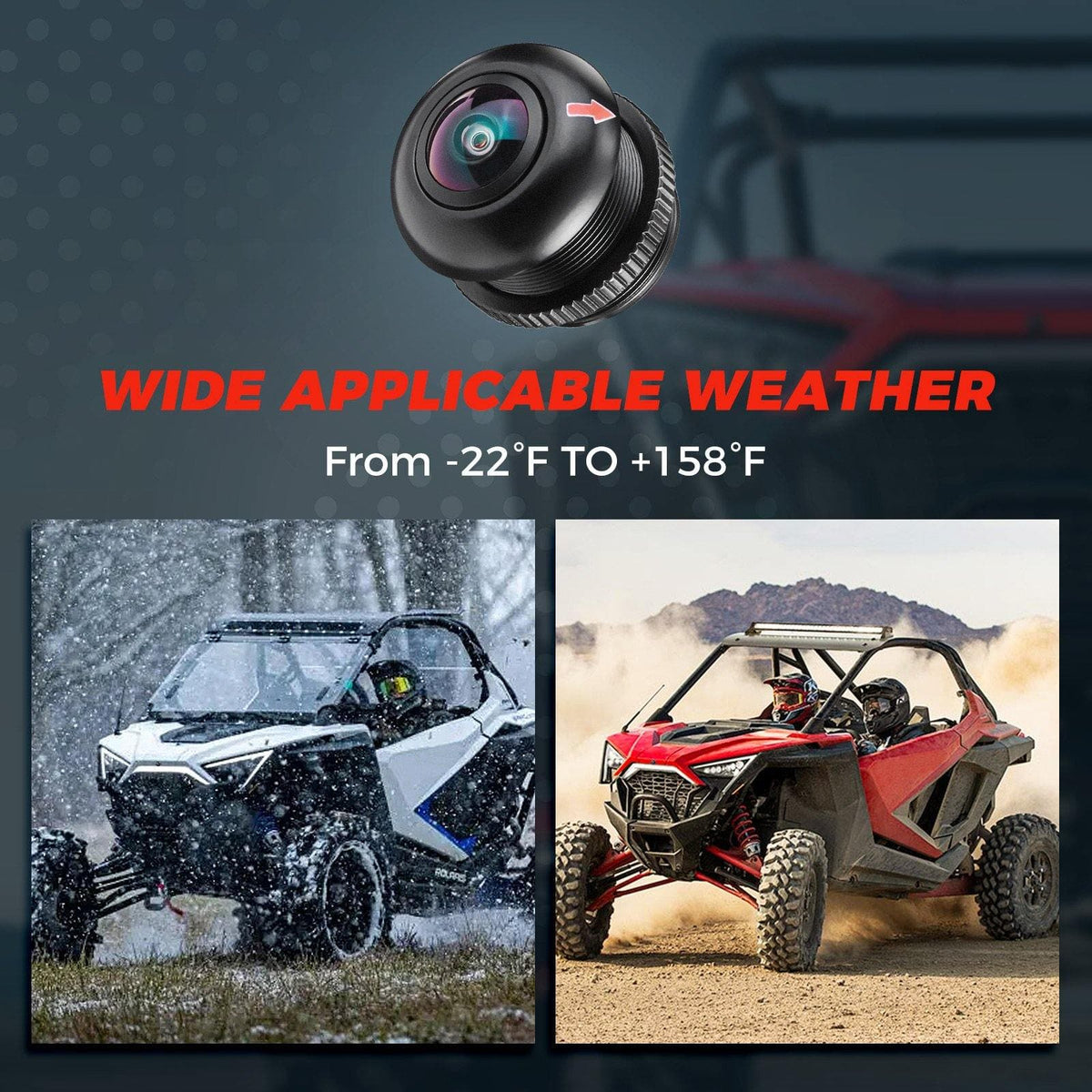 Front Camera For Polaris RZR PRO XP XP 4 Turbo 1000 900 PRO R
