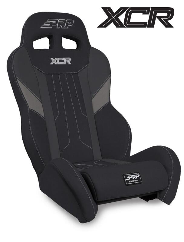 PRP XCR Polaris RZR UTV Suspension Seat - Black/Gray