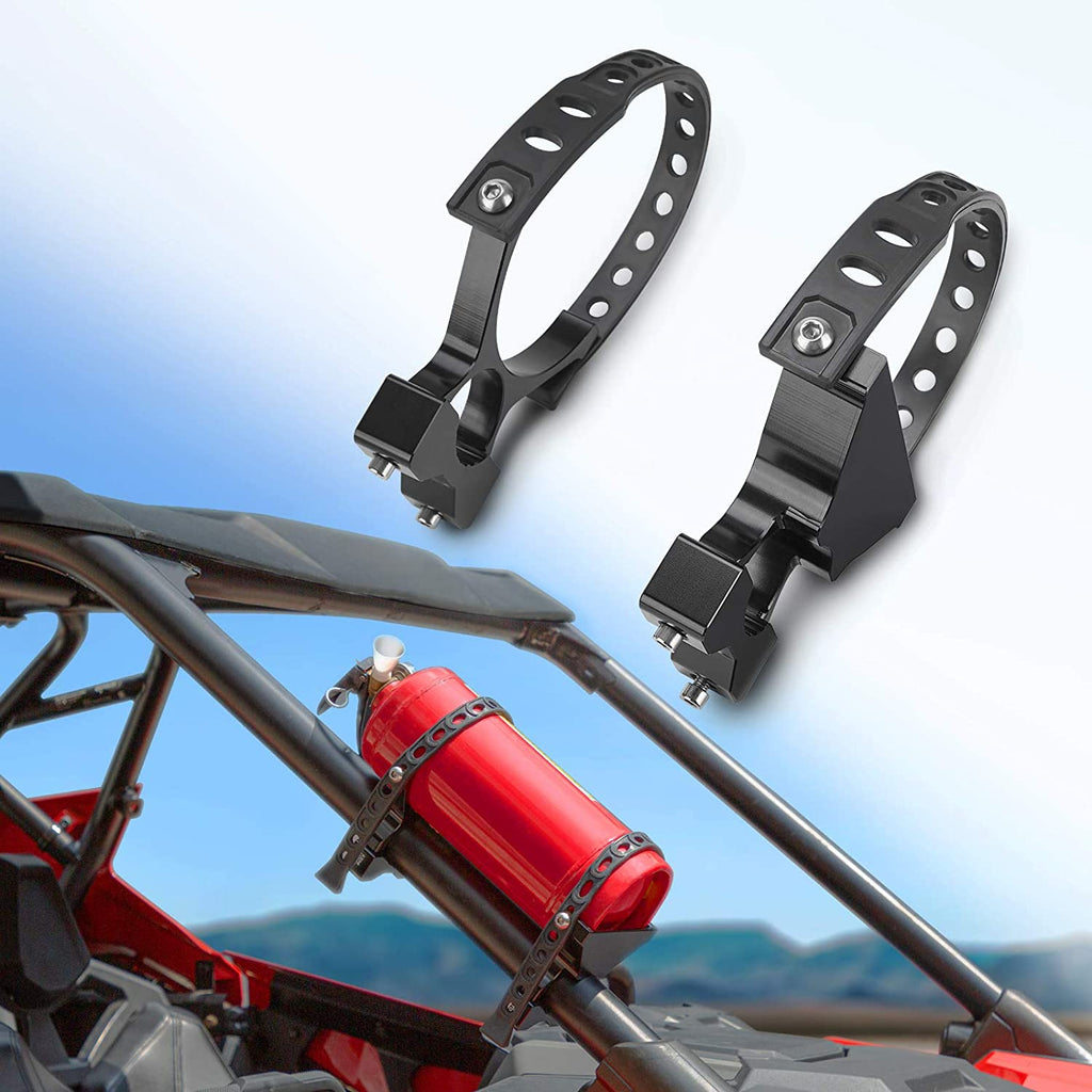 UTV Fire Extinguisher Holder Fit Polaris RZR, Can Am X3, Kawasaki Teryx – fits Polaris RZR