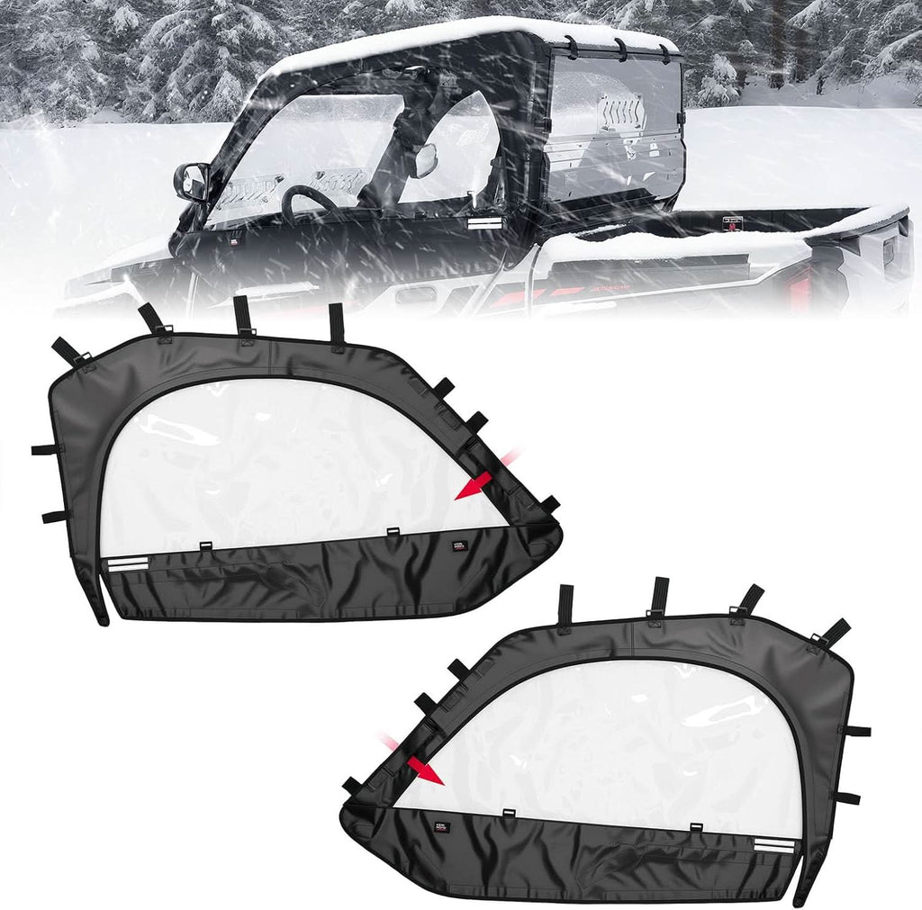 UTV Soft Upper Doors Compatible with Polaris General 1000 / XP 1000 – fits Polaris General 1000