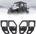 UTV Doors With Steel Frame for Polaris Ranger CREW XP 1000 2019-2026, Complete 4-Door Set – fits Polaris Ranger Crew XP 1000