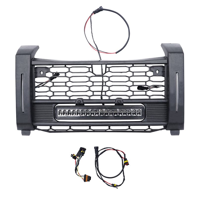Front Mesh Grill with Accent Light for Polaris XPEDITION ADV/XP – fits Polaris Xpedition ADV