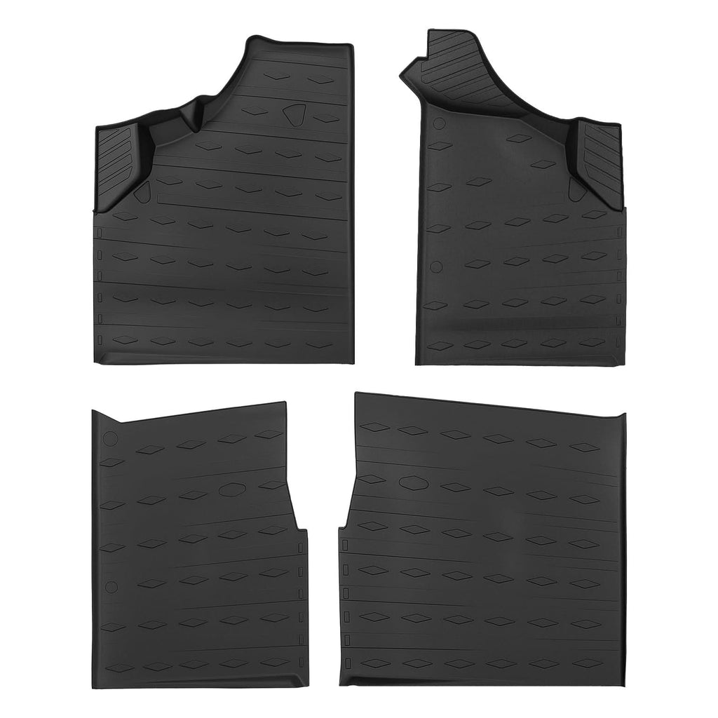 4PCS Floor Mats for Can-Am Defender MAX 2020–2025 All-Weather Rubber – fits Can-Am Defender MAX HD10 (view 2)