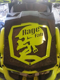 Rage Fab XMR radiator cover on a Can-Am Outlander