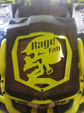 Rage Fab XMR radiator cover on a Can-Am Outlander