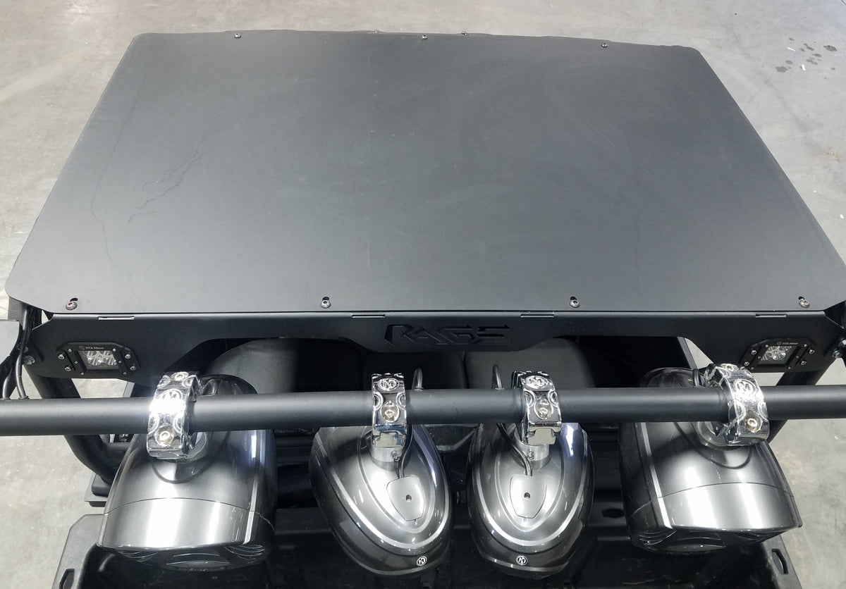 Rage Fab high mount wake bar on a Can-Am Defender