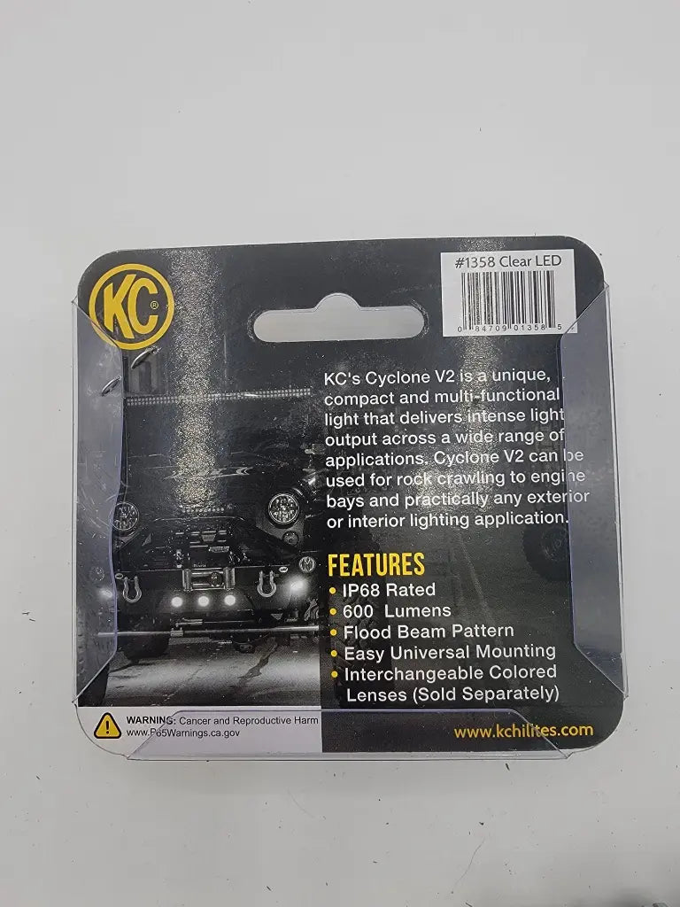 KC Cyclone V2 LED Light — MCE Offroad, view 2