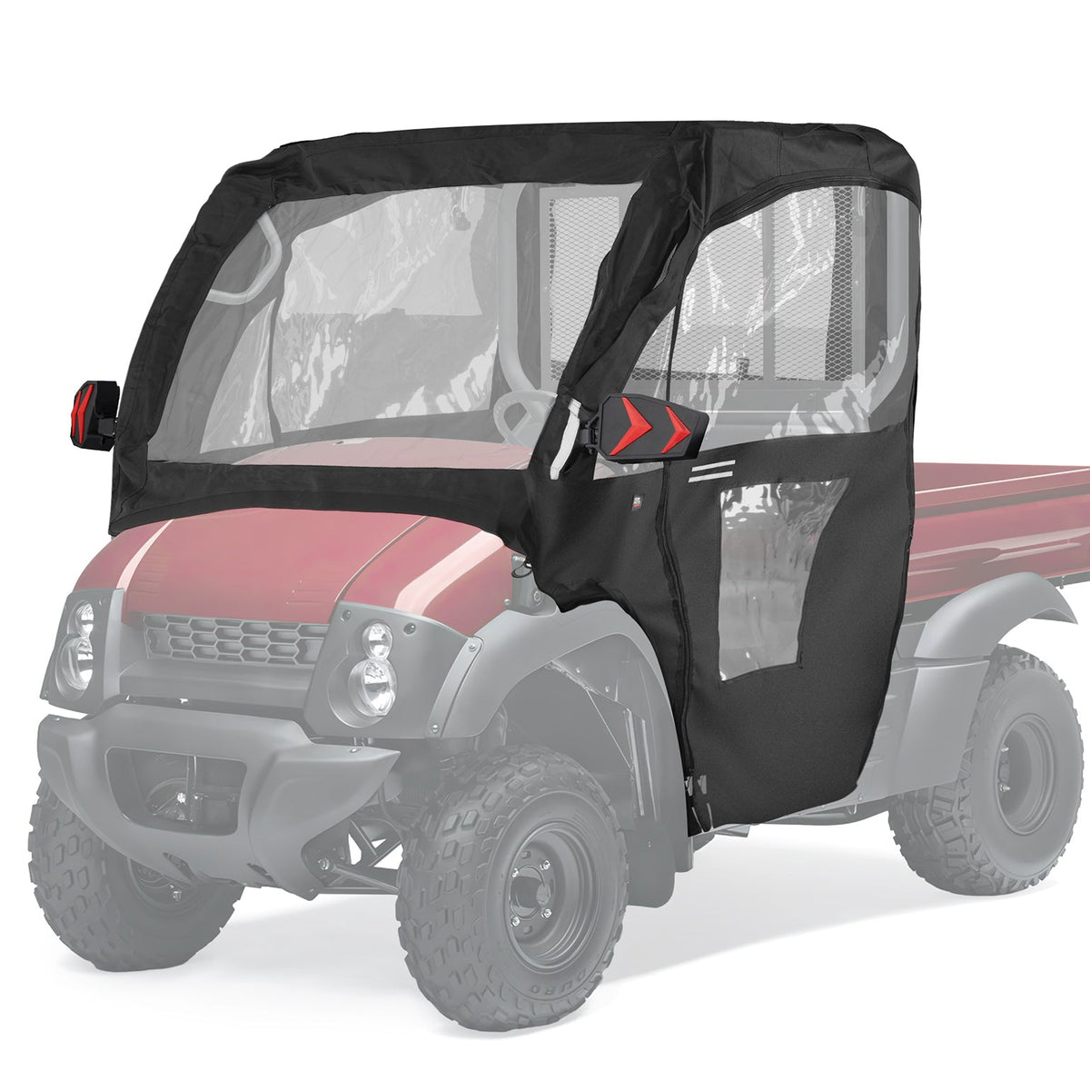 Soft Cab Enclosure Doors for Kawasaki Mule 600 610 (2015 models and older) – fits Kawasaki Mule 600 / 610
