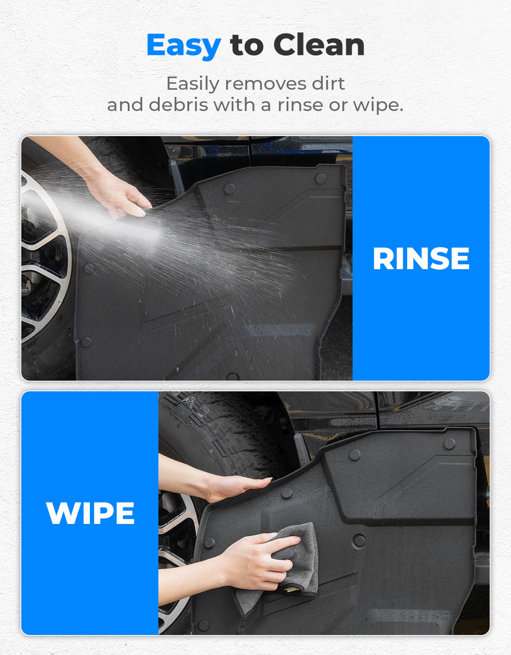 Front TPE Floor Mat for Polaris Xpedition XP/ADV/XP 5/ADV 5 2024+ – fits Polaris Xpedition XP (view 4)