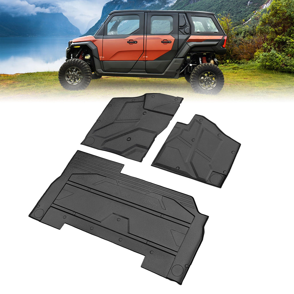 Front and Rear TPE Floor Mat for Polaris Xpedition XP 5/ADV 5 2024+ – fits Polaris Xpedition XP 5