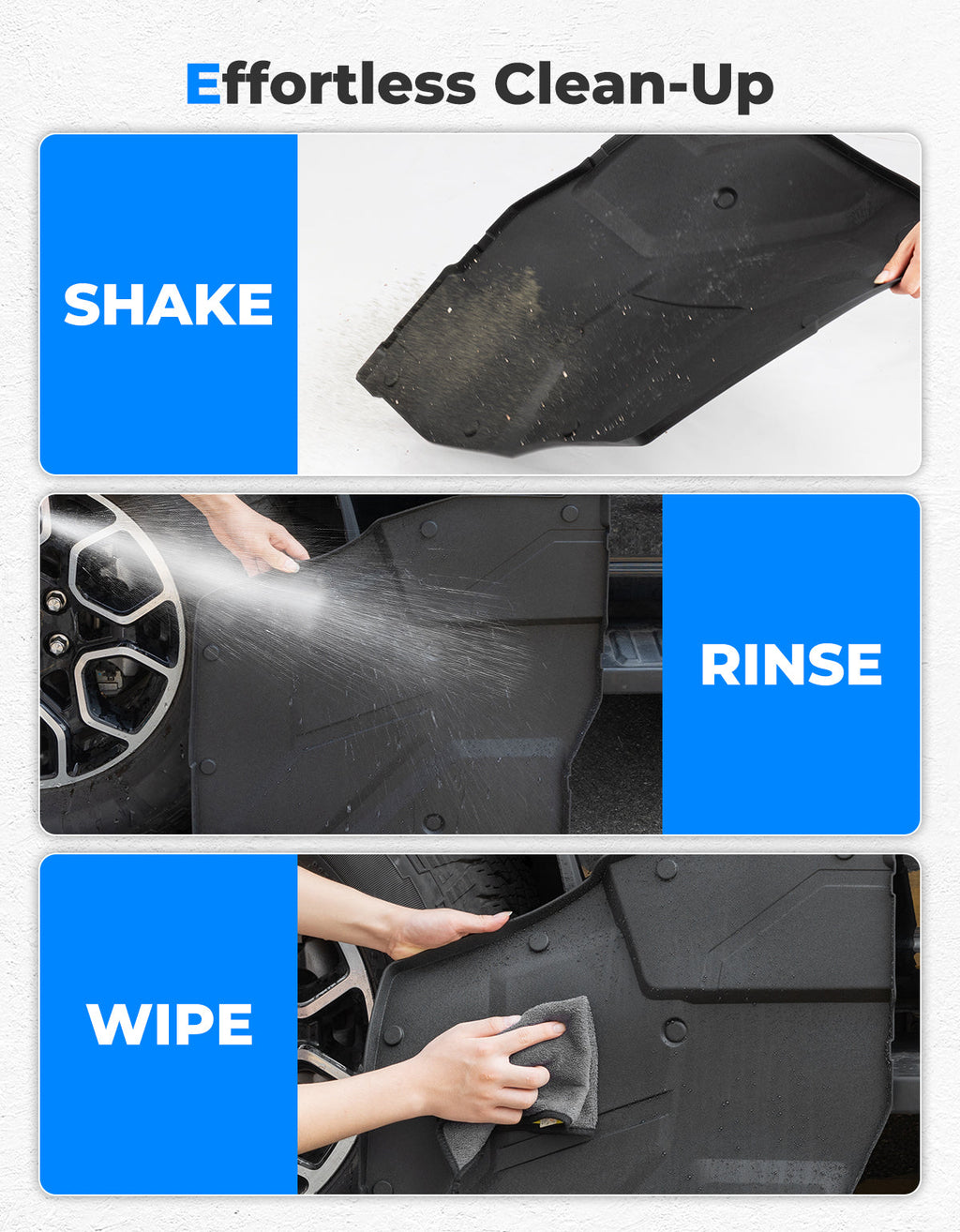 Front and Rear TPE Floor Mat for Polaris Xpedition XP 5/ADV 5 2024+ – fits Polaris Xpedition XP 5 (view 4)
