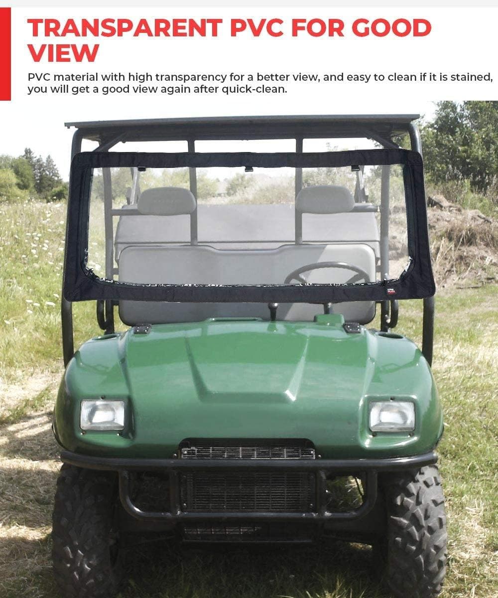 Clear Full Soft Window for Kawasaki Mule2500/3000/Polaris Ranger – fits Polaris Ranger