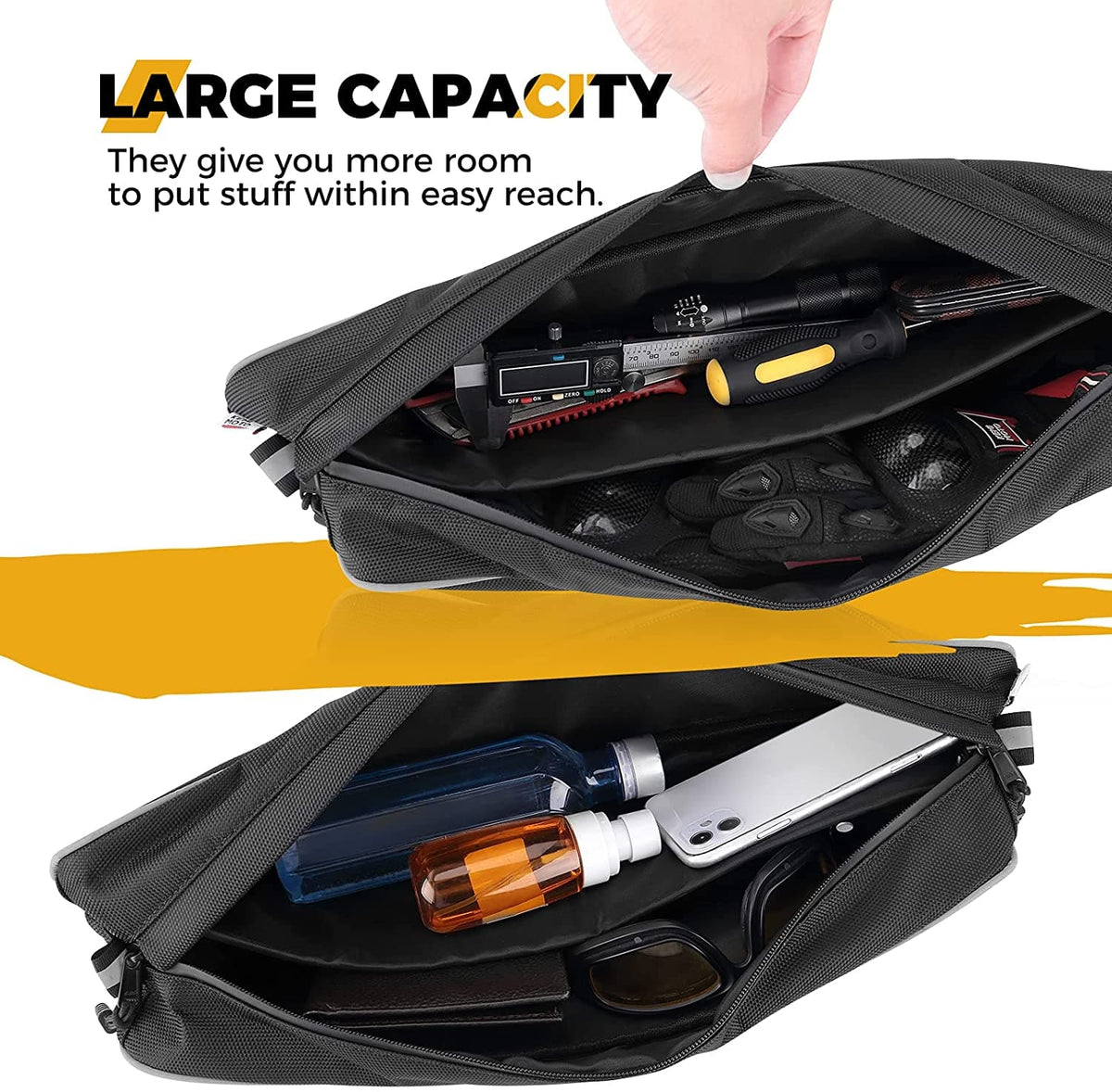 Rear Corner Bag for Polaris RZR Turbo / XP 1000 2pcs