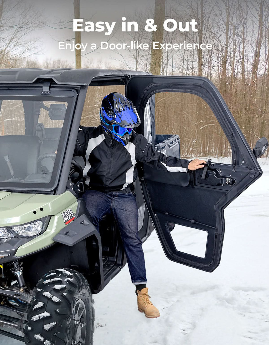 UTV Framed Doors for Can-Am Defender Max HD 7/8/9/10 – Full Enclosure Kit, 2022–2026 – fits Can-Am Defender MAX HD10
