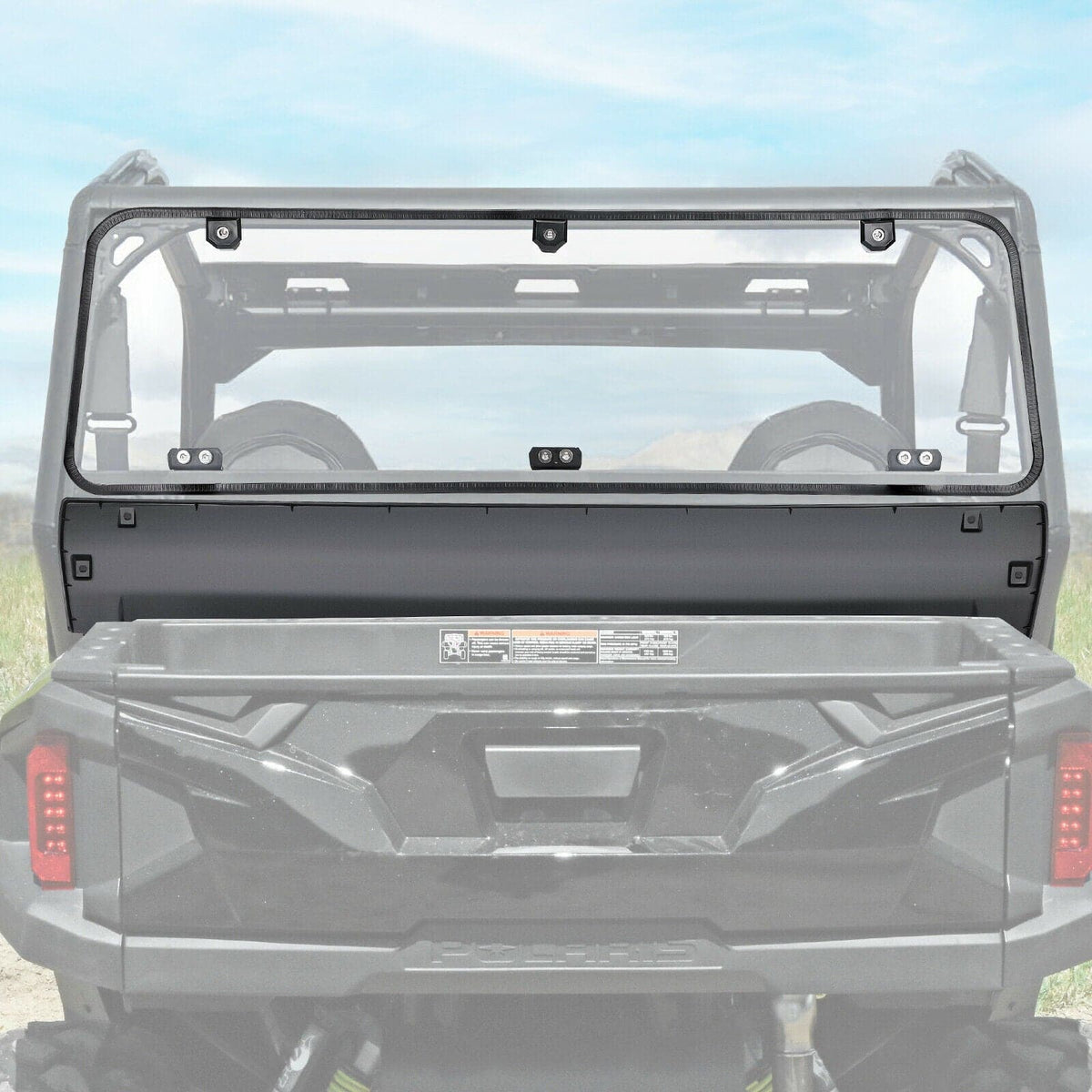Rear Windshield Clear for Polaris General 1000 / 4 2016-2026 – fits Polaris General 4 1000
