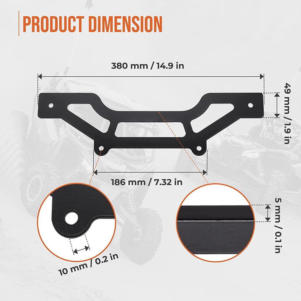 Shock Tower Light Bar Mount for Can-Am Maverick X3