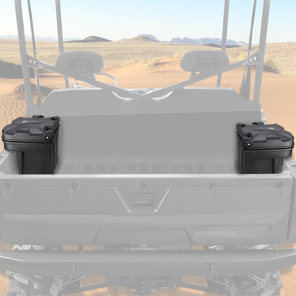 Cargo Storage Device Tool Box & Tie Down Anchors for Polaris Ranger