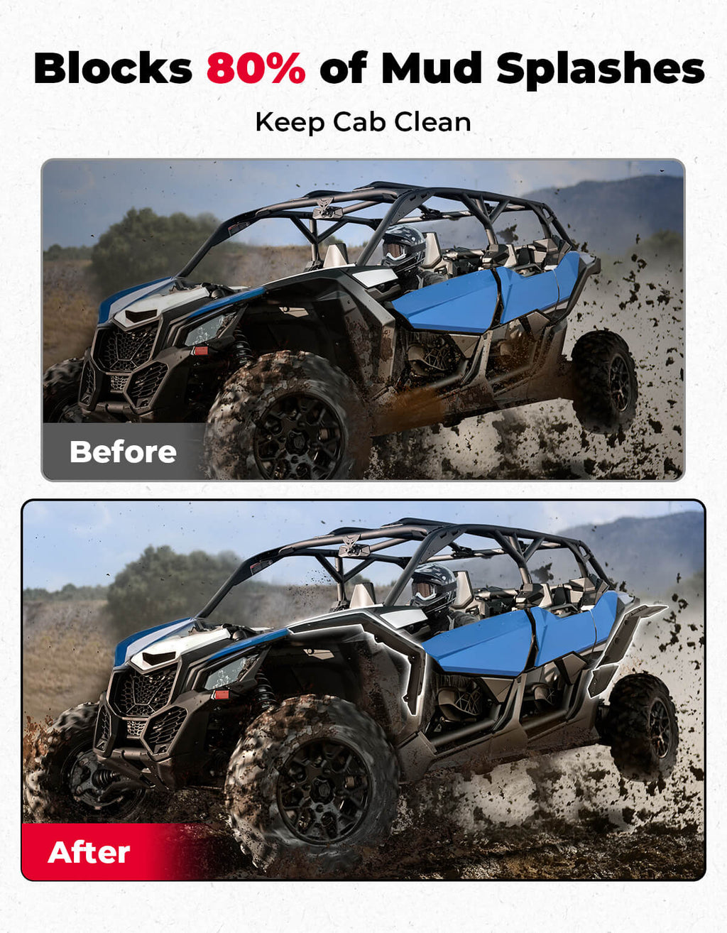 Fender Flares for Can-Am Maverick X3 / X3 Max – fits Can-Am Maverick X3 MAX