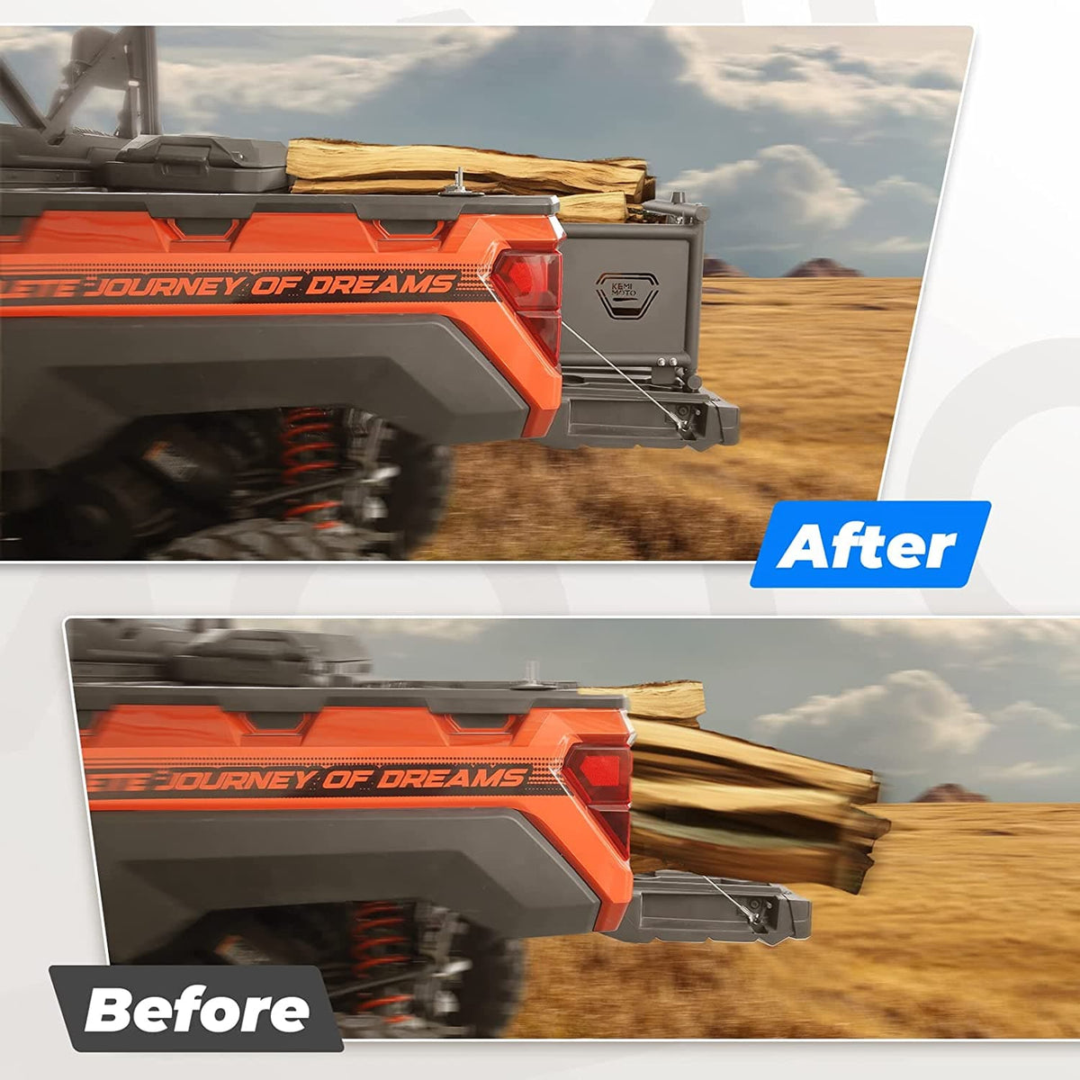UTV Tailgate Extender for Ranger 1000/XP 1000/Crew 2017-2024