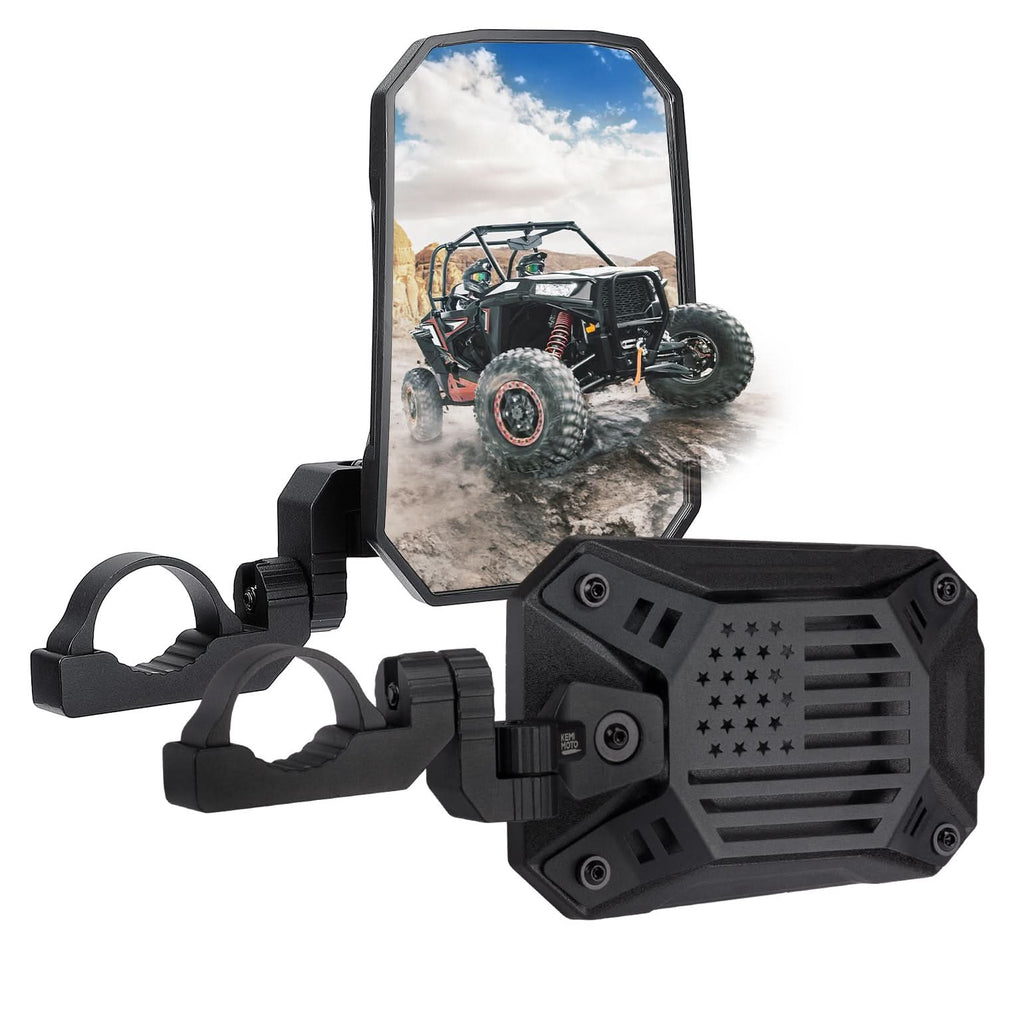 UTV Aluminum Side Mirrors for Polaris RZR/Can Am X3/Pioneer/Talon/Teryx/CFMOTO – fits Polaris RZR (view 8)