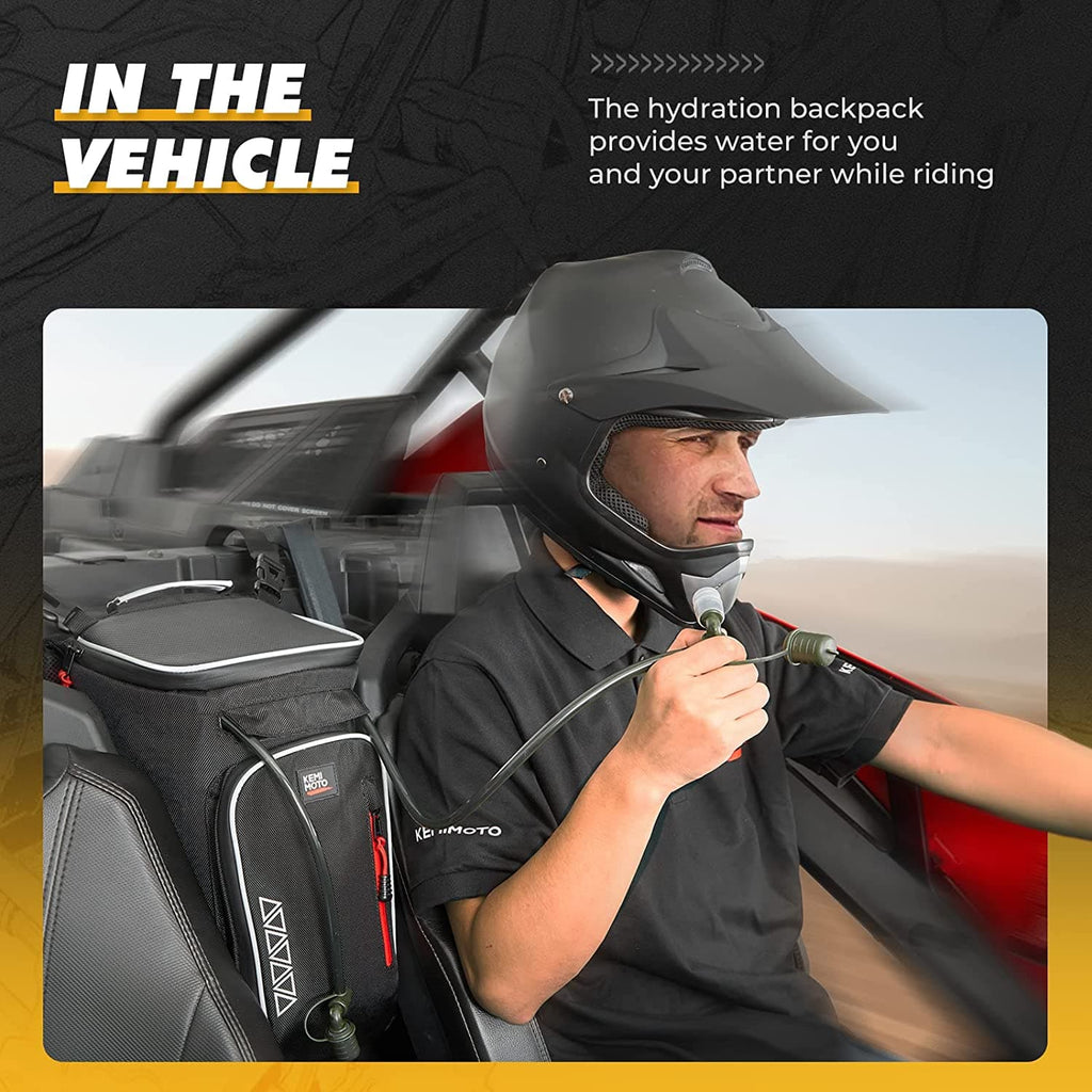 Updated Center Shoulder Console Bag W/Cooler Bag for Polaris/Can-Am
