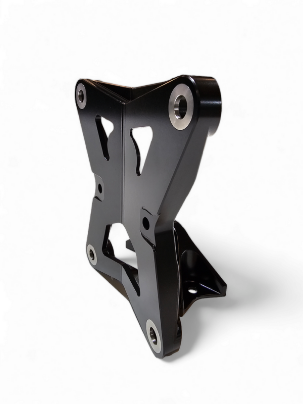 Elektric Offroad 2020-2024 Polaris RZR Pro XP Radius Rod Plate With Tow Hook Anodized Black