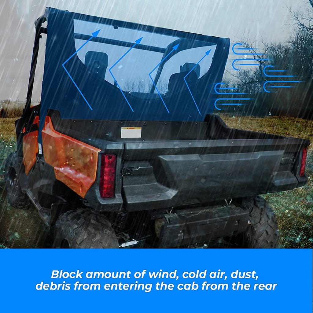 Fabric Rear Window w/Zipper for Honda Pioneer 1000-5 (2016-2025)
