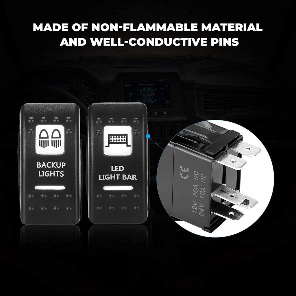 5Pin UTV ATV Rocker Switch