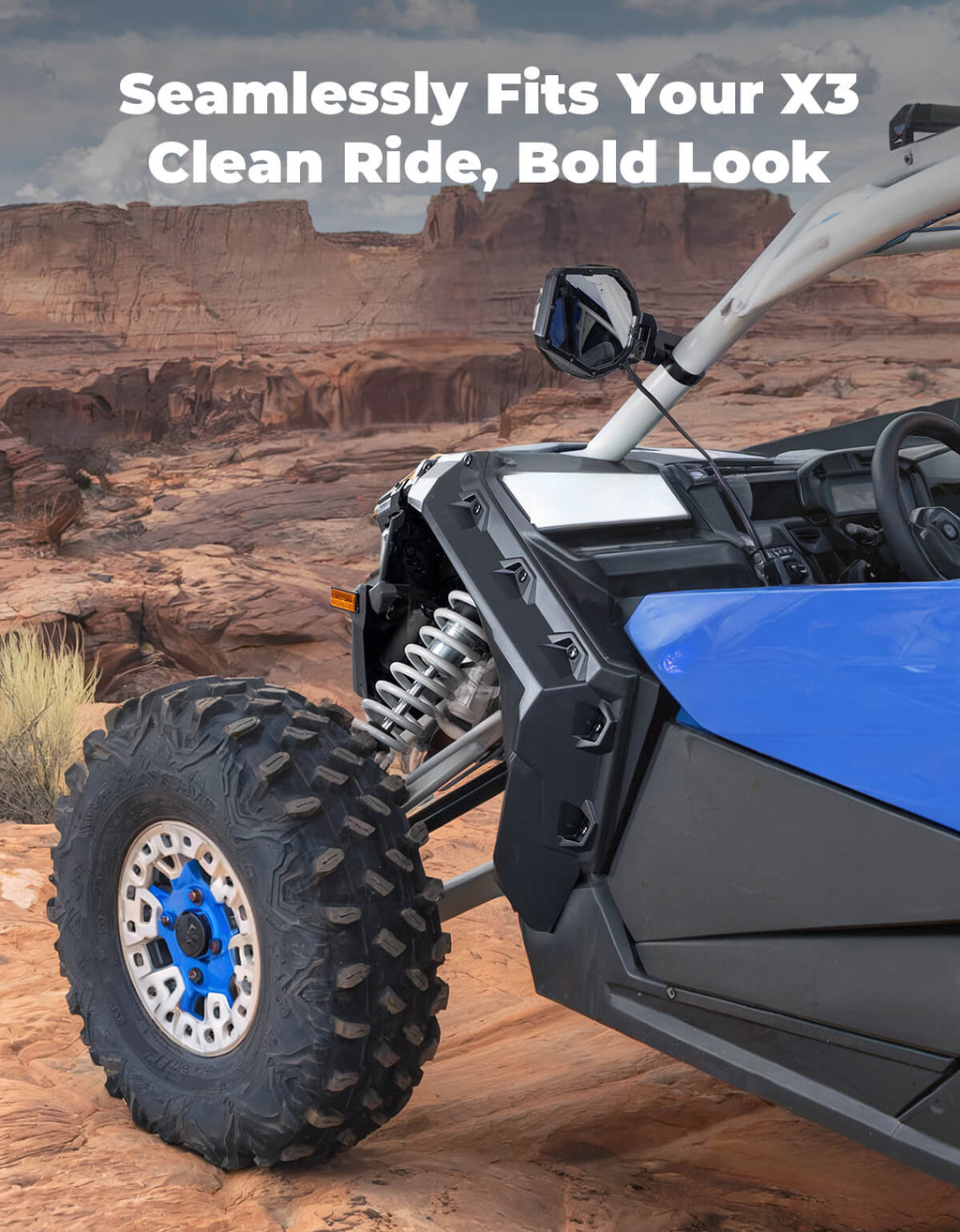 Fender Flares for Can-Am Maverick X3 / X3 Max – fits Can-Am Maverick X3 2-Seat (view 5)