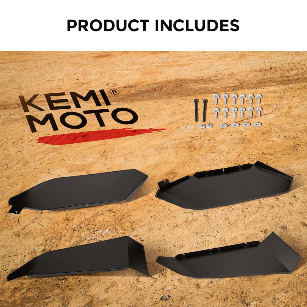 Aluminum Lower Door Panel Inserts For Can-Am Maverick X3 MAX