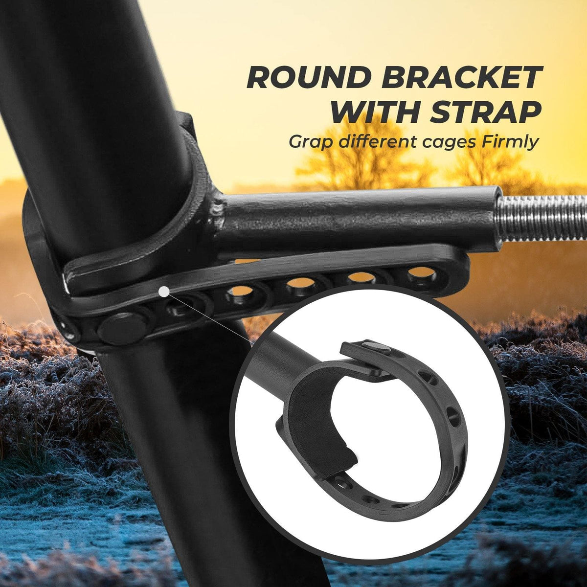 Overhead Bracket Holder Rack (Front to Back)