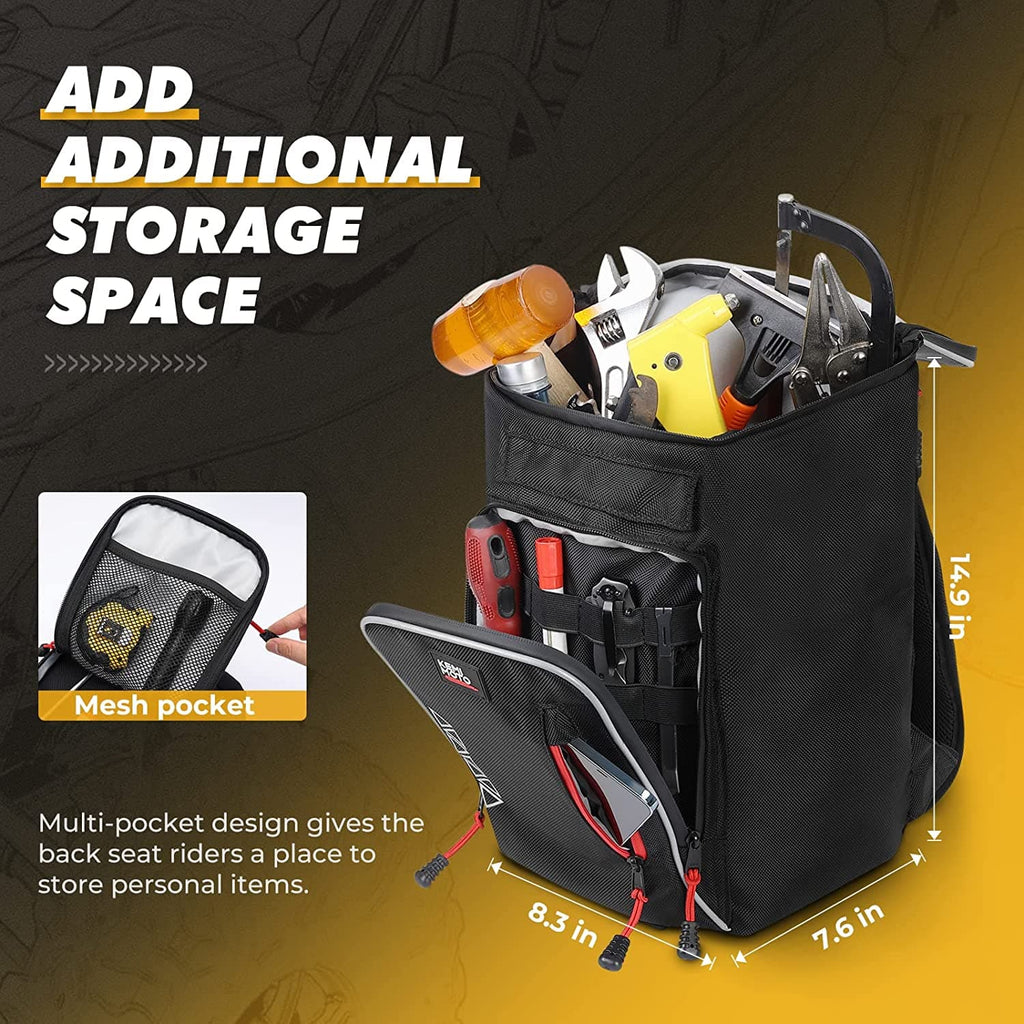 Updated Center Shoulder Console Bag W/Cooler Bag for Polaris/Can-Am