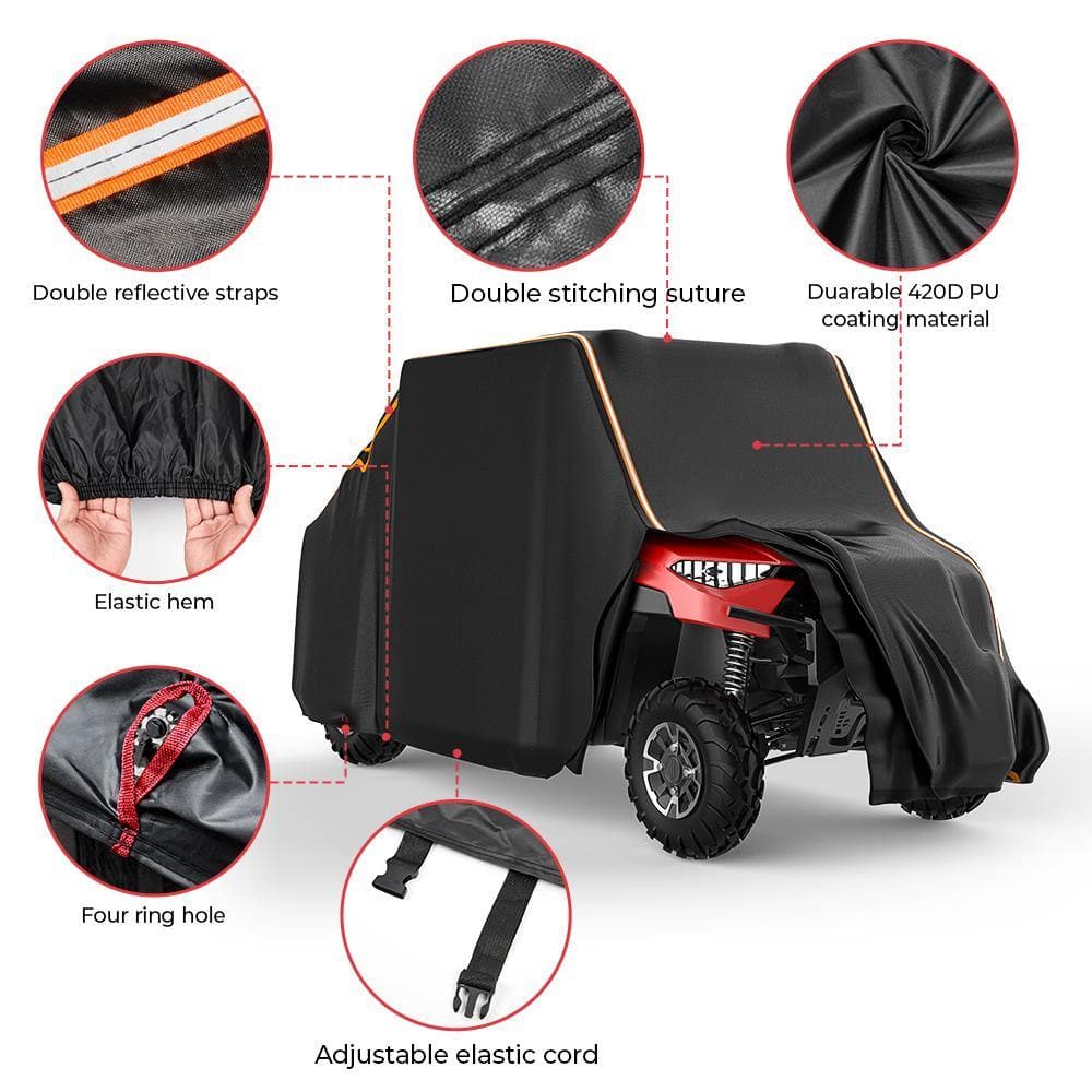 UTV Cover Waterproof 4-Seat 420D for Defender, Ranger, General
