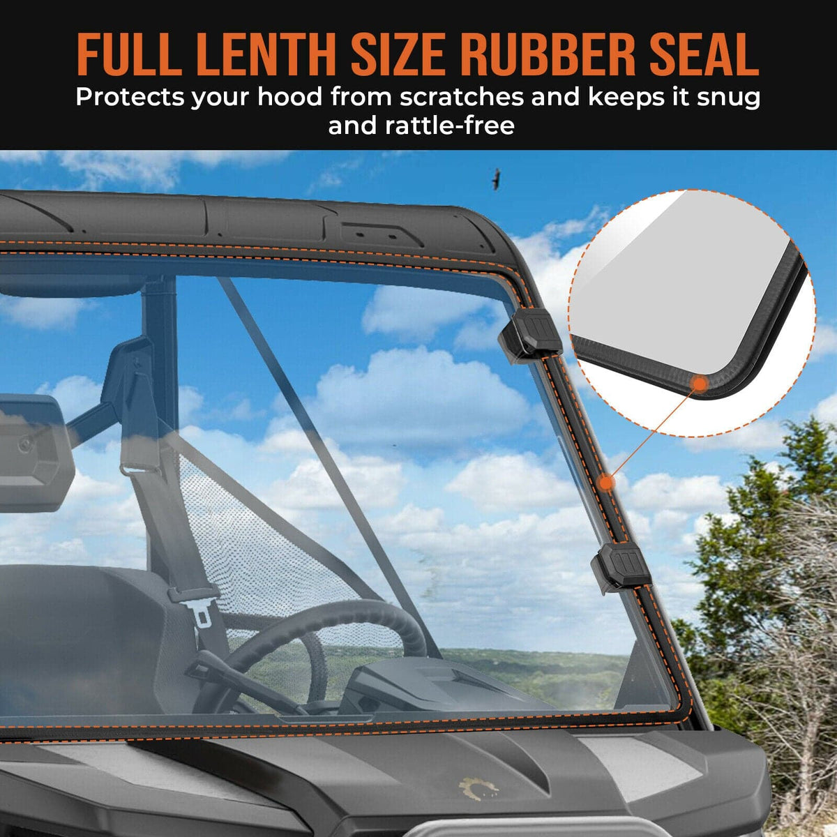 Front Full Windshield for Can Am Defender HD 5 /8 /10 /MAX