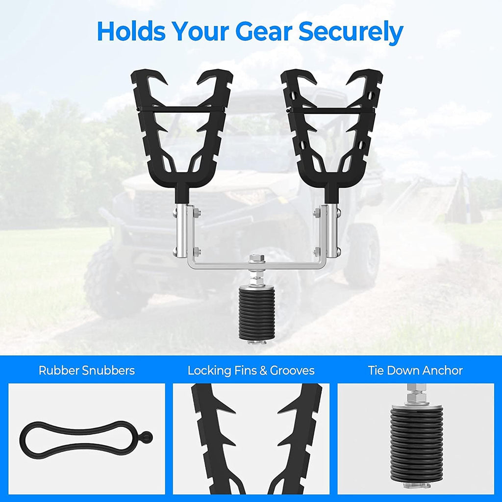 UTV Gun Mount, Tool Rack Fit Polaris Ranger & General