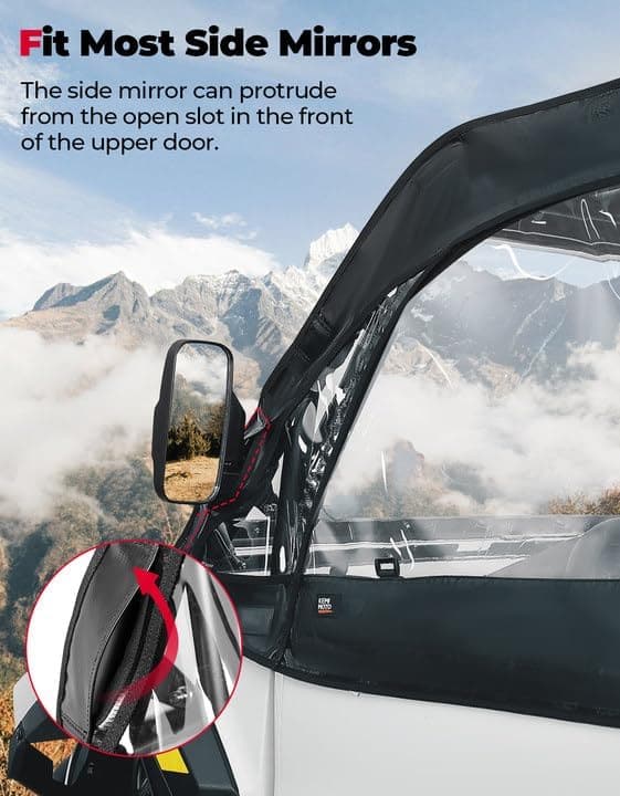 Soft Cab Enclosure Upper Doors for Polaris RZR XP 4 1000 2024-2025 – fits Polaris RZR XP 4 1000 (2024+) (view 2)