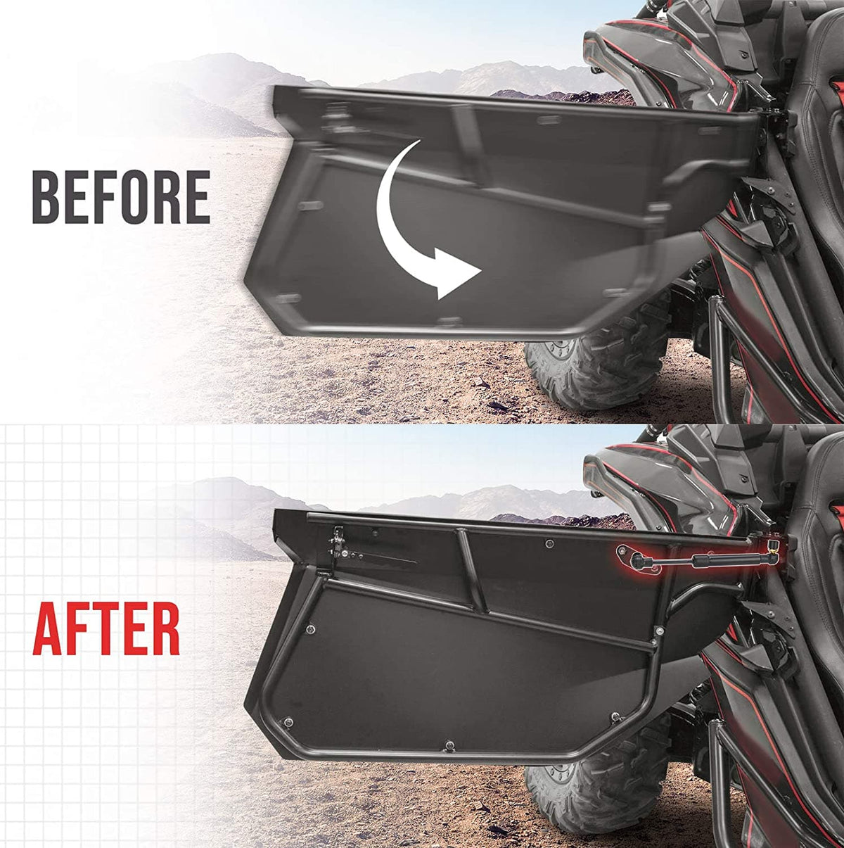Strut Lifts Door Opener for Can-Am Maverick X3 / X3 Max