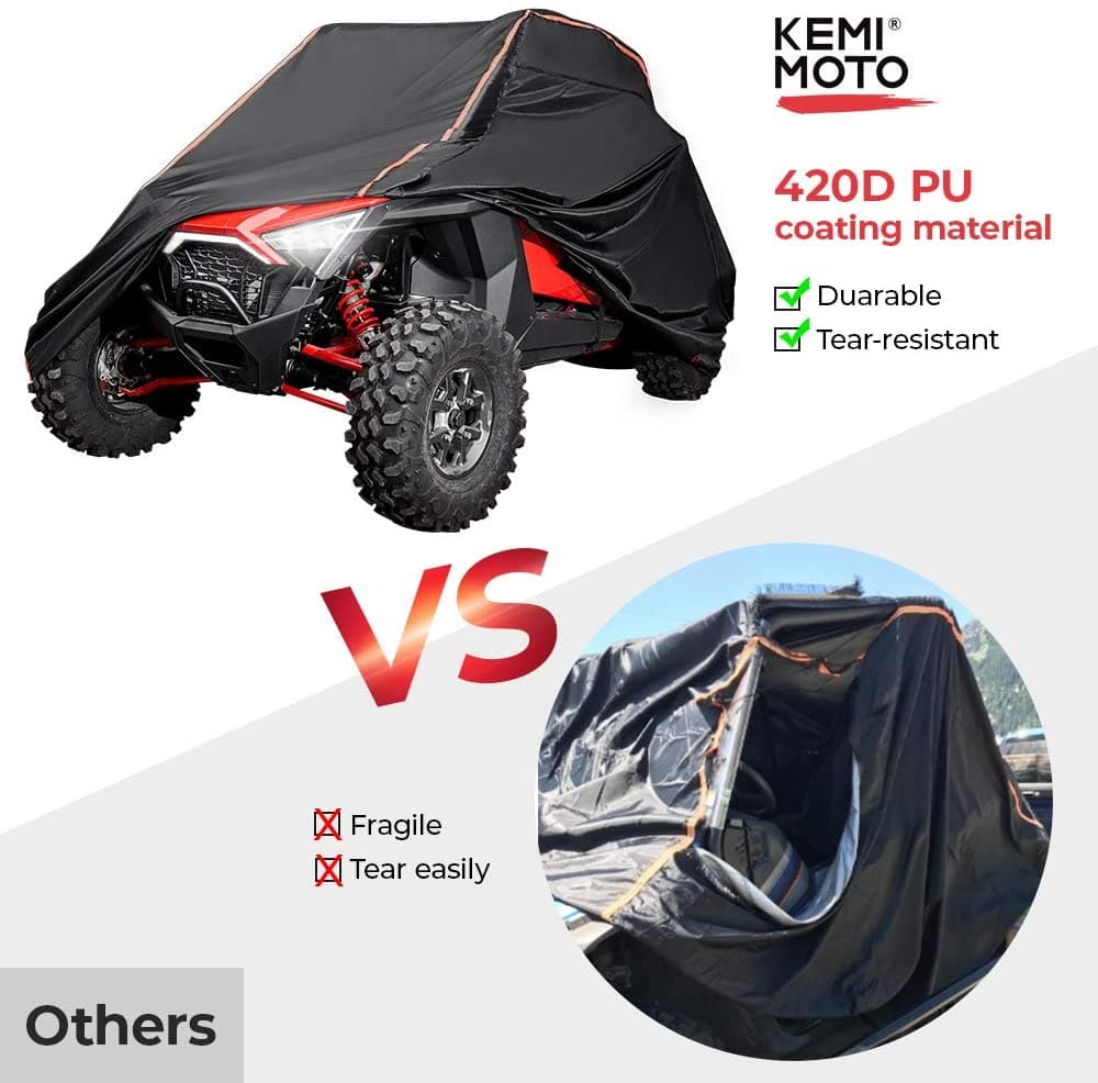UTV Cover with Rlective Strip Fit Polaris RZR
