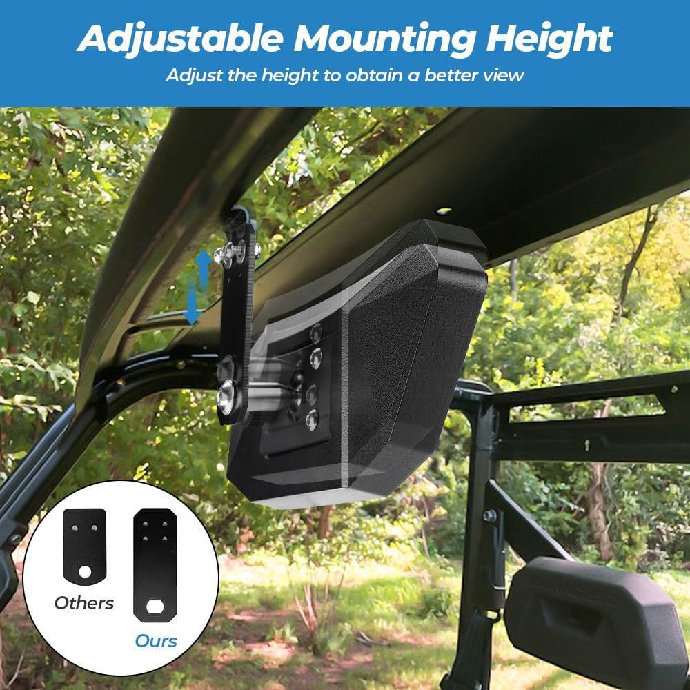 Upgraded Rear View Mirror for Polaris Ranger 500/570/900/1000 Crew XP