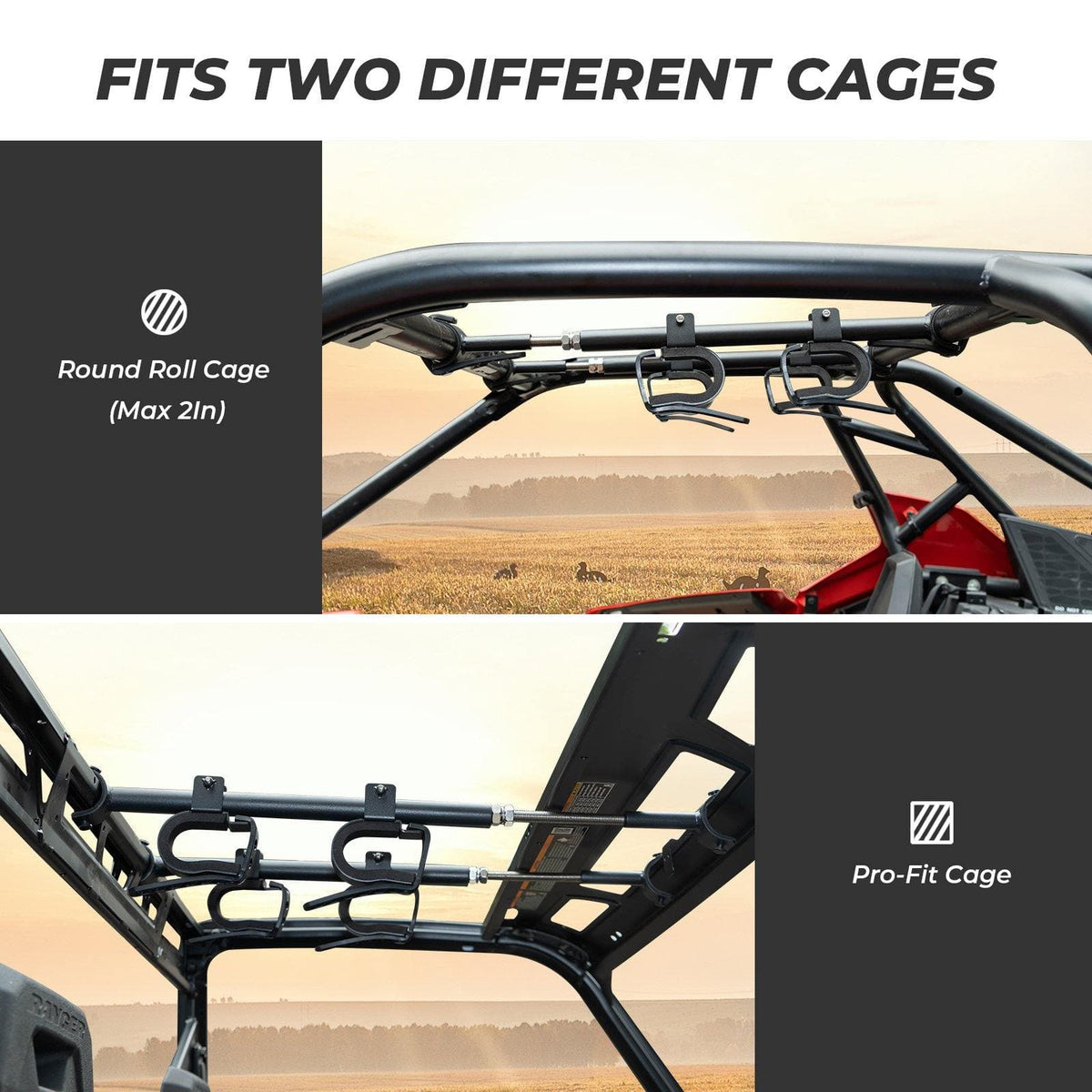 Overhead Bracket Holder Rack (Front to Back)