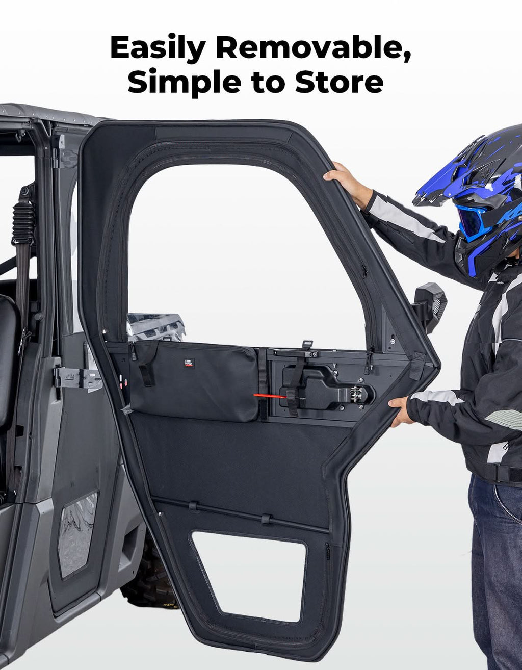 UTV Framed Doors for Can-Am Defender Max HD 7/8/9/10 – Full Enclosure Kit, 2022–2026 – fits Can-Am Defender HD7 (view 5)