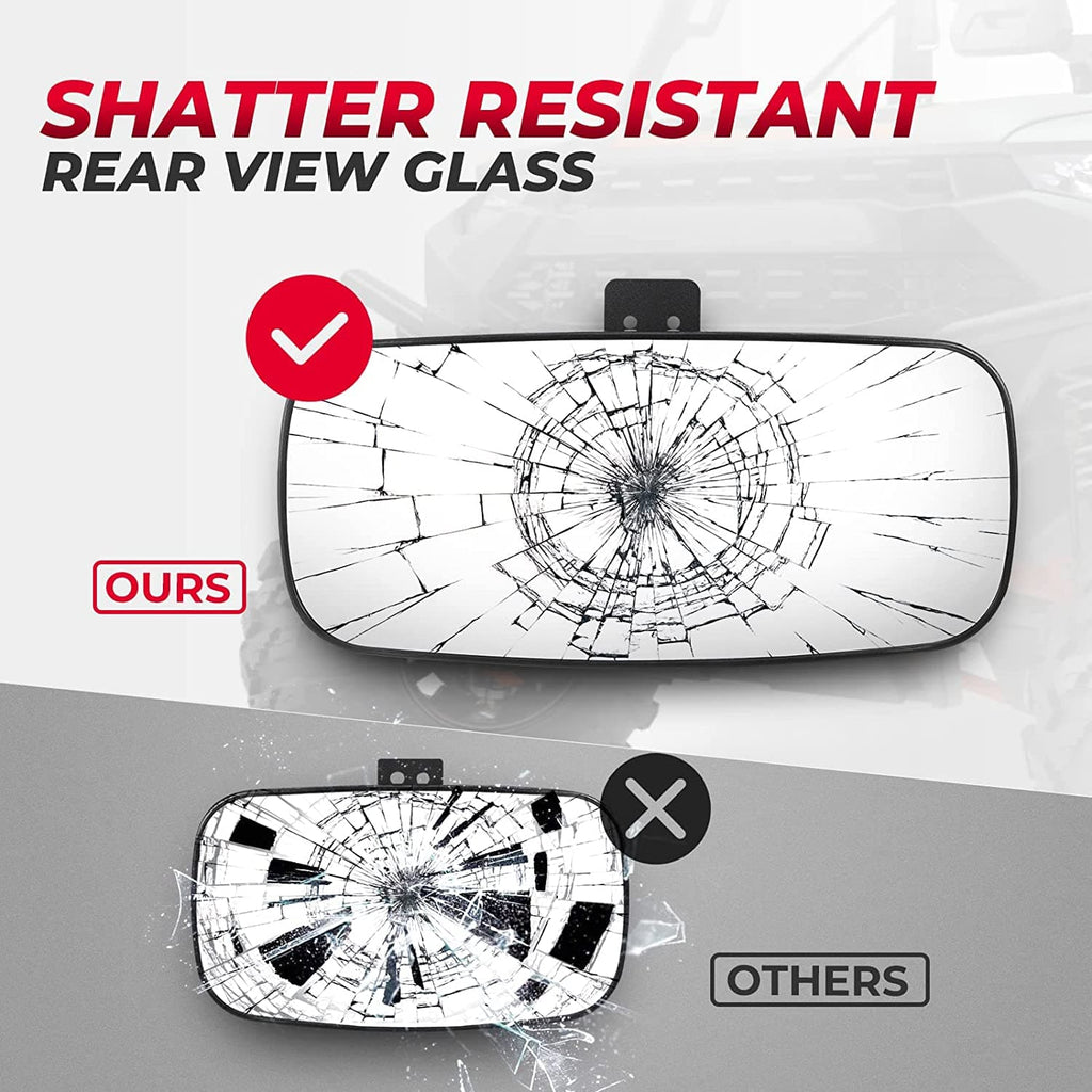UTV Rear View Mirror for Polaris Ranger 500 570 900 XP 1000 XP/Crew 2017-2026
