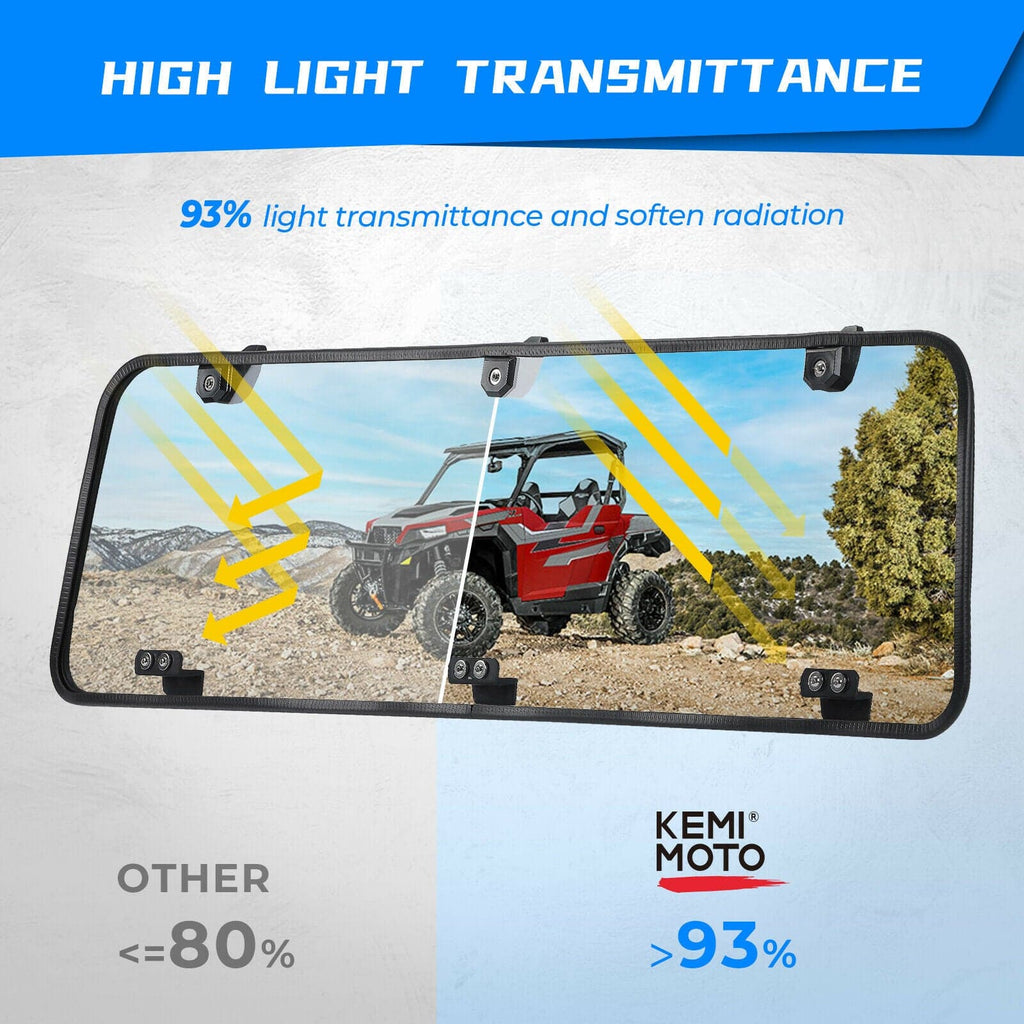 Rear Windshield Clear for Polaris General 1000 / 4 2016-2026 – fits Polaris General 1000 (view 5)