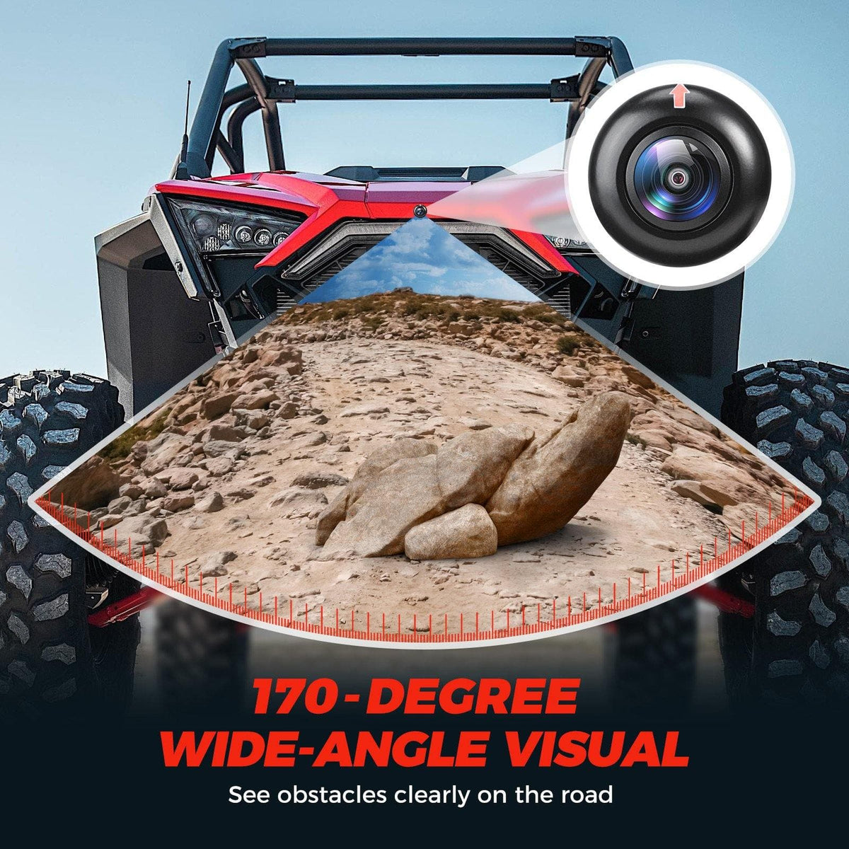 Front Camera For Polaris RZR PRO XP XP 4 Turbo 1000 900 PRO R