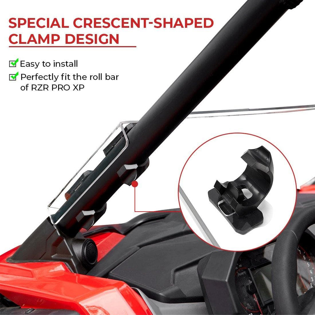 UTV Half Windshield for Polaris RZR PRO XP / XP 4 – fits Polaris RZR Pro XP (view 3)
