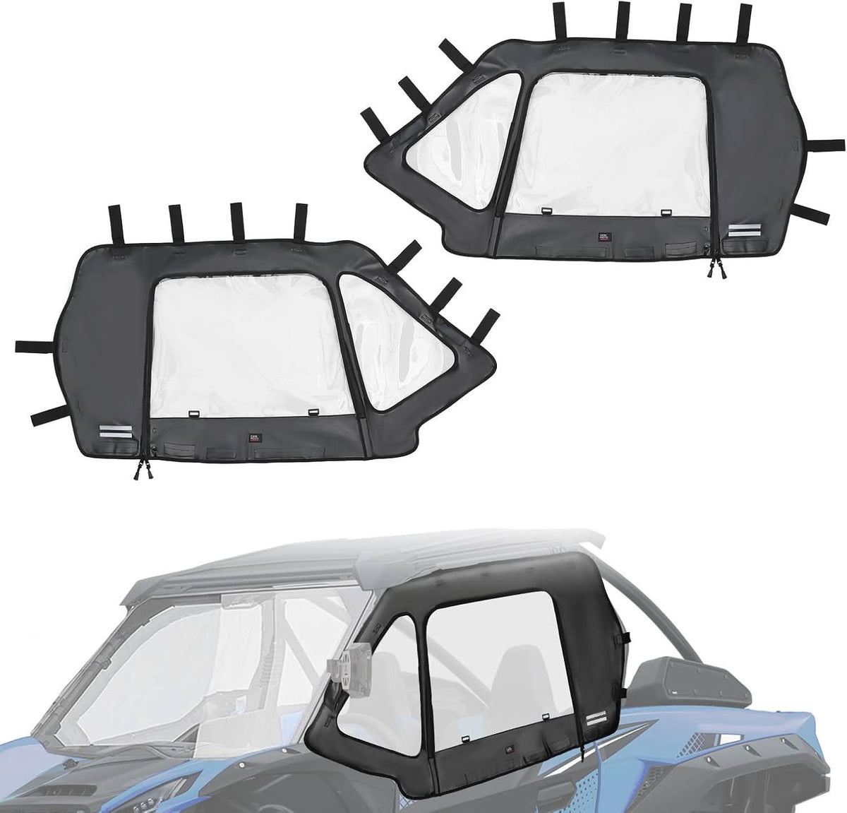 Soft Upper Doors for 2020+ Kawasaki Teryx 1000 (2024 Upgraded Version)