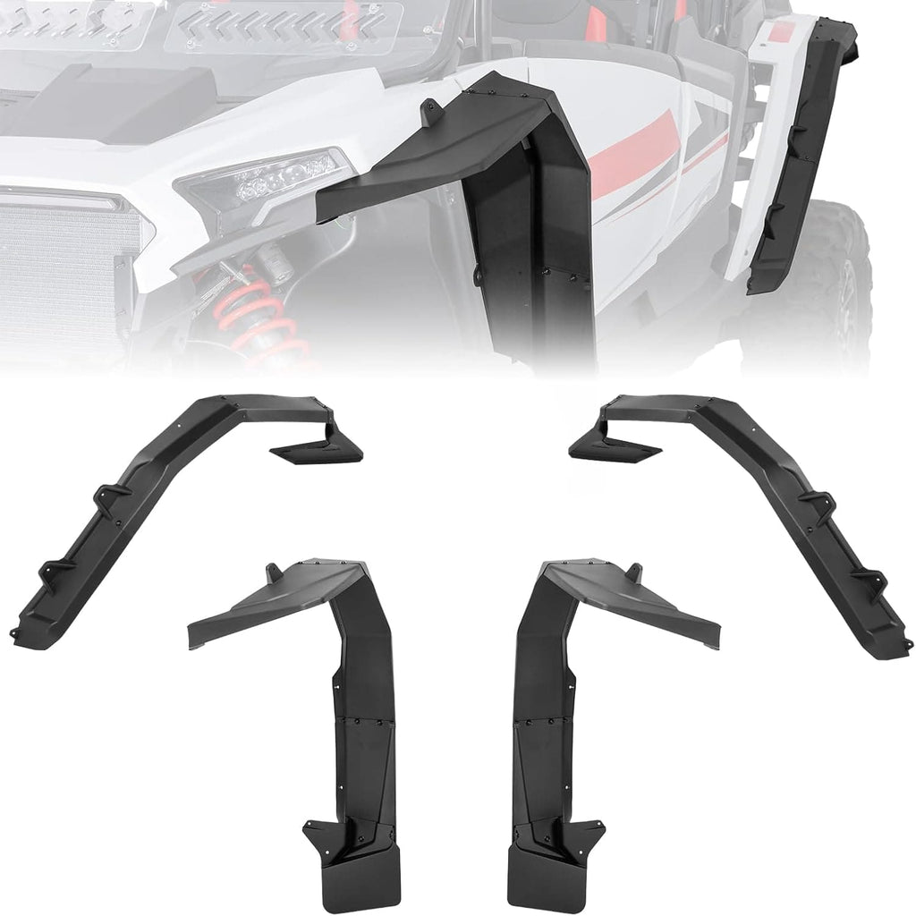 Fender Flares 8.5" Extended Mud Flaps for 2024-2026 Polaris RZR XP 4 1000 (4PCS) – fits Polaris RZR XP 4 1000 (2024+)...